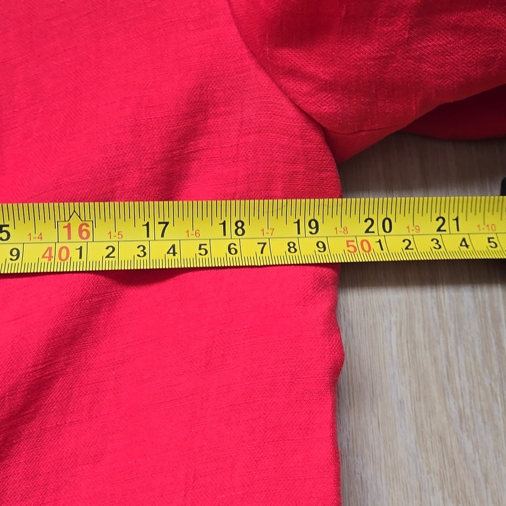 NWOT ZARA Oversized Double Breasted Red Blazer Sz XS - Picture 8 of 9